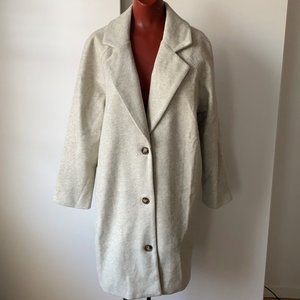 LUSH BRAND COAT IN ASH SIZE SMALL